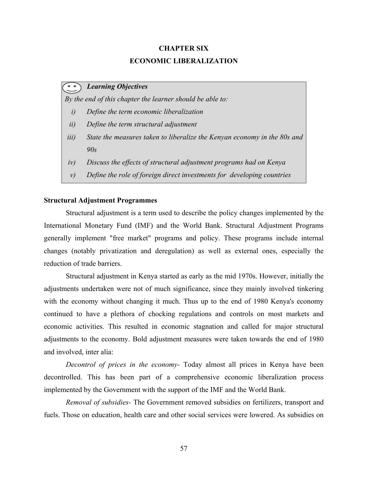 BBM Development Studies Module — page 61 of 76